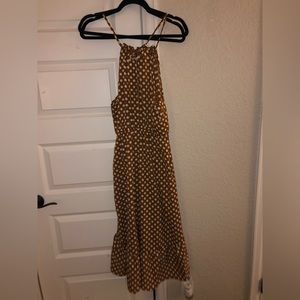 Satin Polka Dot Dress